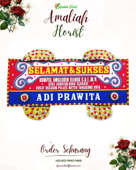 Papan Bunga Ucapan Selamat Samberan