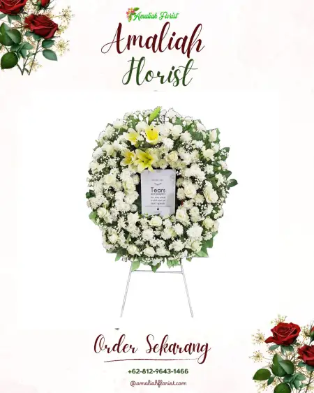 Krans Bunga Duka Samberan